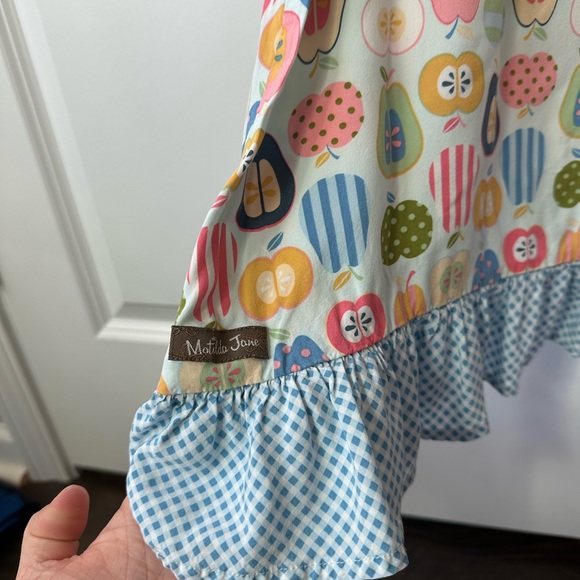 Matilda Jane Girls Quiz Me Tunic Fruit Print (Size 8) - Picture 5 of 6